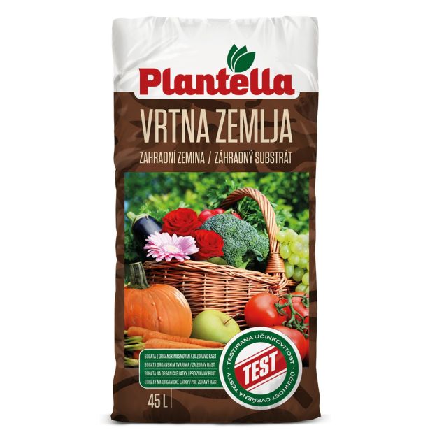 SUBSTRAT ZA PRIDELAVO PLANTELLA ZEMLJA VRTNA 45L