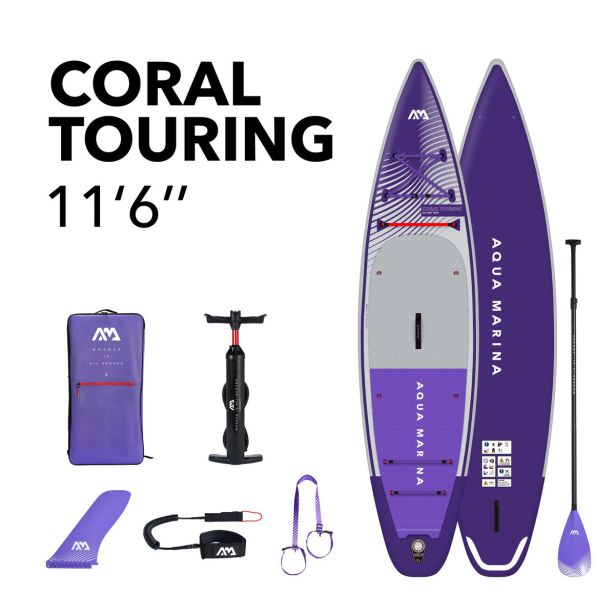 SUP AQUA MARINA CORAL TOURING 11'6' BT-23CTPN NIGHT FADE