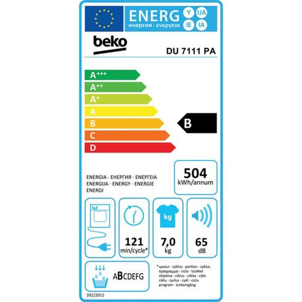 SUŠILNI STROJ BEKO DU 7111 PA