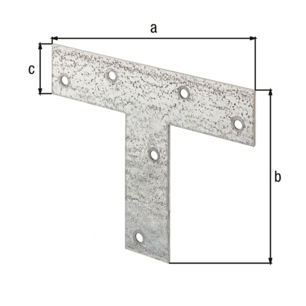 VEZNI ELEMENT ALBERTS T OBLIKA 140X110X30 MM