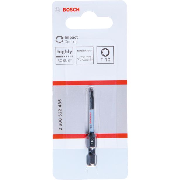 TORX NASTAVEK BOSCH T10 50 MM 1 KOS IMPACT CONTROL