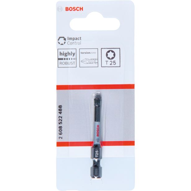 TORX NASTAVEK BOSCH T25 50 MM 1 KOS IMPACT CONTROL