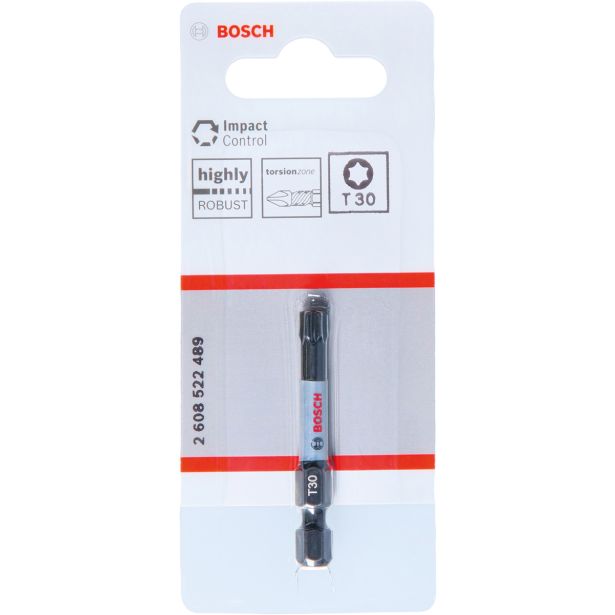 TORX NASTAVEK BOSCH T30 50 MM 1 KOS IMPACT CONTROL