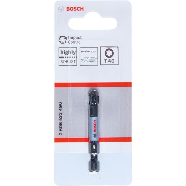 TORX NASTAVEK BOSCH T40 50 MM 1 KOS IMPACT CONTROL