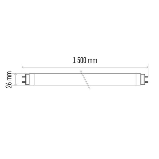 ŽARNICA LED CEV EMOS T8 24W 150CM CW