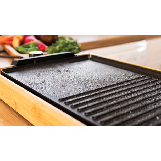 NAMIZNI ŽAR CECOTEC TASTY&GRILL 2000 BAMBOO BLACK