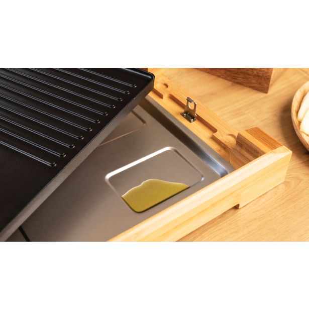 NAMIZNI ŽAR CECOTEC TASTY&GRILL 2000 BAMBOO BLACK