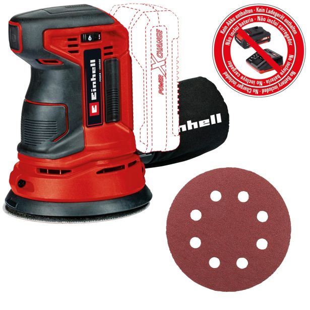 EINHELL AKUMULATORSKI EKSCENTRIČNI BRUSILNIK TE-RS 18 LI - SOLO POWER X-CHANGE