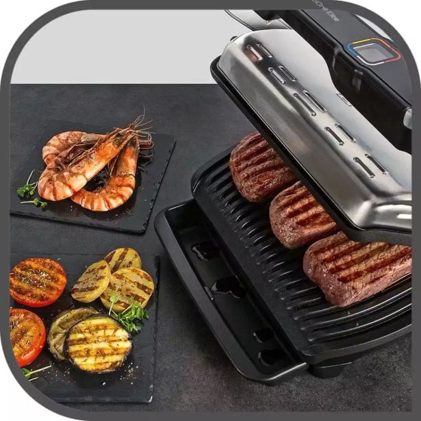 TEFAL OPTIGRILL ELITE XL GC760, NOTRANJI ELEKTRIČNI ŽAR, SAMODEJNI SENZORJI ZA DEBELINO IN KOLIČINO, INTUITIVNI VODNIK,