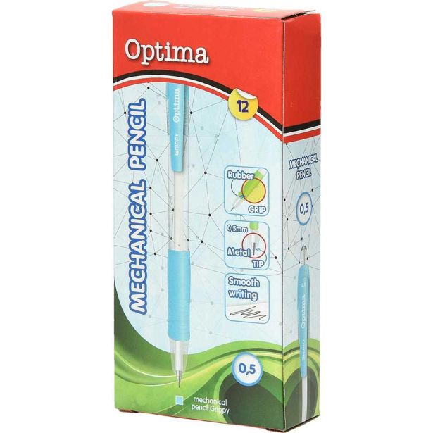 TEHNIČNI SVINČNIK, MINCE OPTIMA GRIPPY 05 MODER