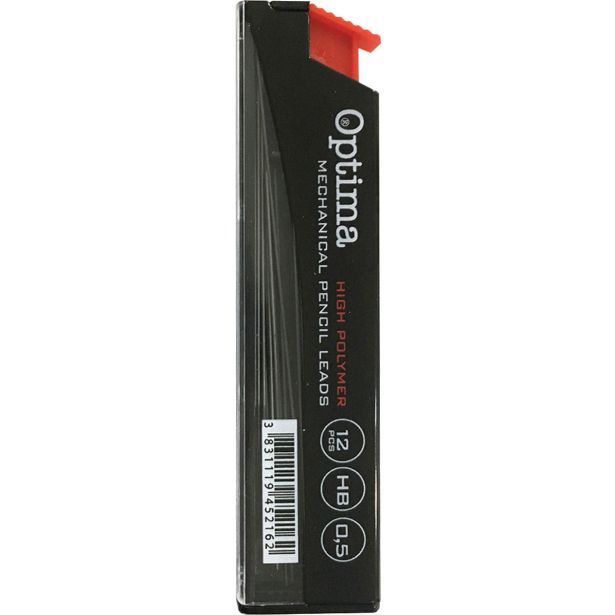 TEHNIČNI SVINČNIK, MINCE OPTIMA MINE 0.5 HB BLISTER 2/1