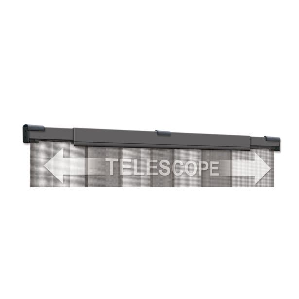 SCHELLENBERG TELESKOPSKA ZAŠČITNA ZAVESA PROTI INSEKTOM ZA VRATA 95X220 CM ANTRACIT