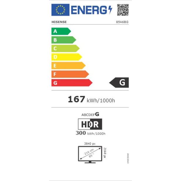 TELEVIZOR HISENSE 85A6K