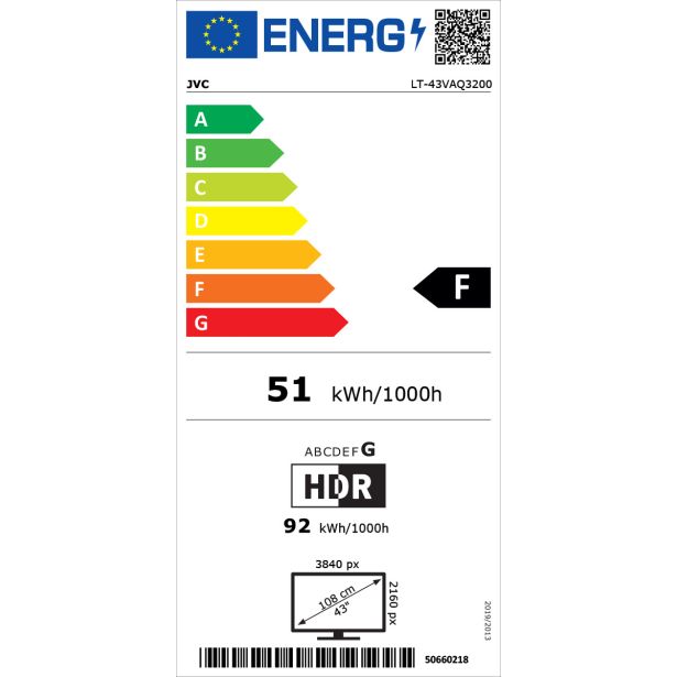 TELEVIZOR JVC QLED LT-43VAQ3200