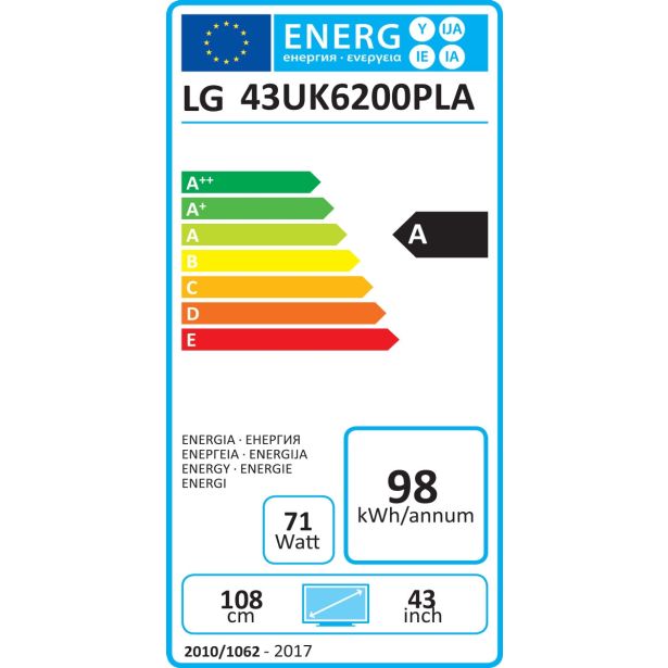 TELEVIZOR LG 43UK6200