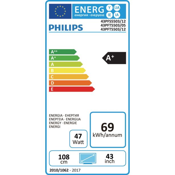 TELEVIZOR PHILIPS 43PFS5503