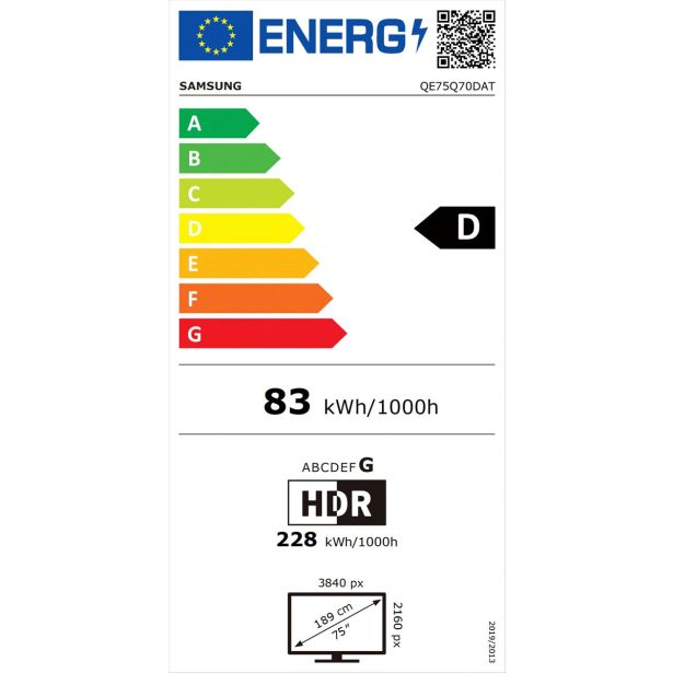 TELEVIZOR SAMSUNG QLED QE75Q70DATXXH