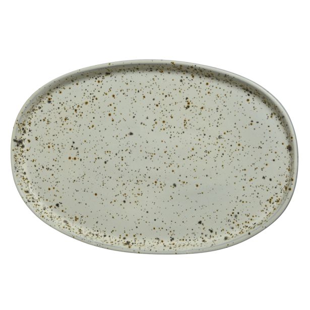 SERVIRNI KROŽNIK DECORIS TERAKOTA DECORIS 29 X 18 CM IVORY