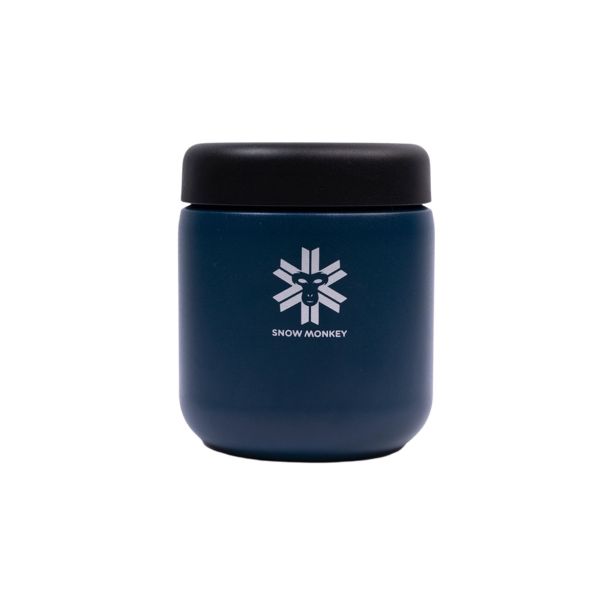TERMO POSODA SNOW MONKEY FOODIE MIDI 0.48L TEMNO MODRA
