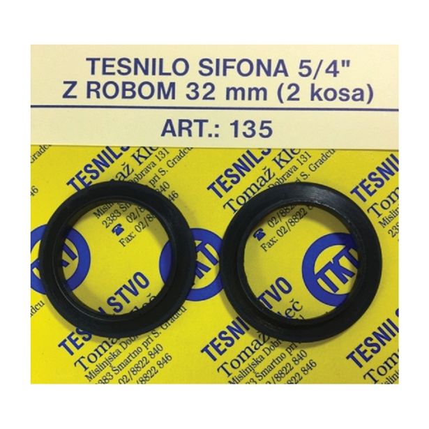 TESNILO KLEČ GUMI ZA SIFON Z ROBOM FI40/32X3MM;31.75MM (5/4)