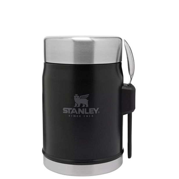 TERMO POSODA  STANLEY THE LEGENDARY FOOD JAR SPORK 0.4L ČRNA