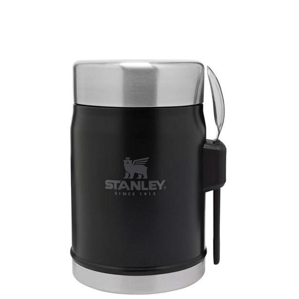 TERMO POSODA ZA HRANO STANLEY FOOD JAR SPORK 0.4L ČRNA