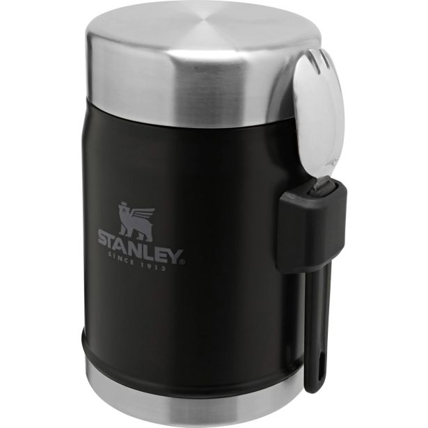 TERMO POSODA  STANLEY THE LEGENDARY FOOD JAR SPORK 0.4L ČRNA