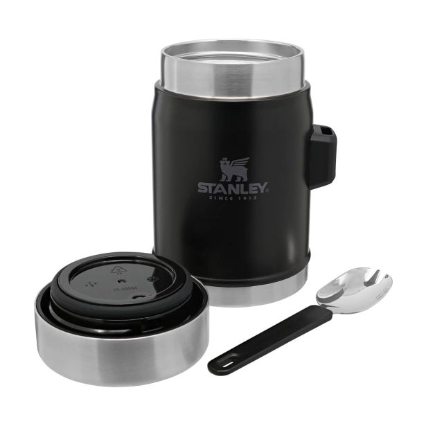 TERMO POSODA  STANLEY THE LEGENDARY FOOD JAR SPORK 0.4L ČRNA