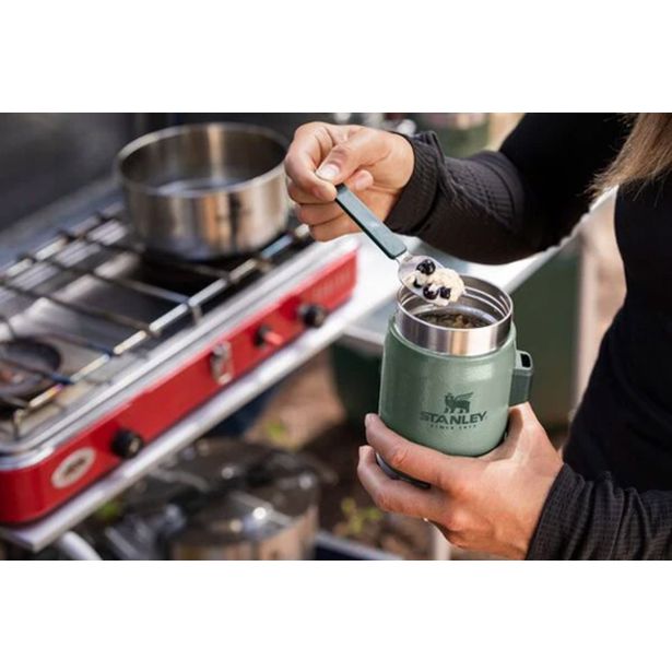 TERMO POSODA STANLEY THE LEGENDARY FOOD JAR SPORK 0.4L ZELENA