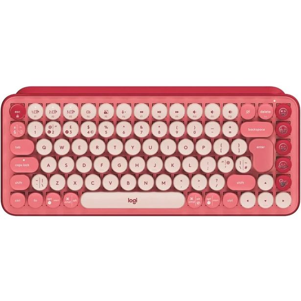 TIPKOVNICA LOGITECH POP KEYS, ROZA