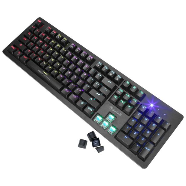 TIPKOVNICA MARVO KG916 ŽIČNA MEHANSKA RGB