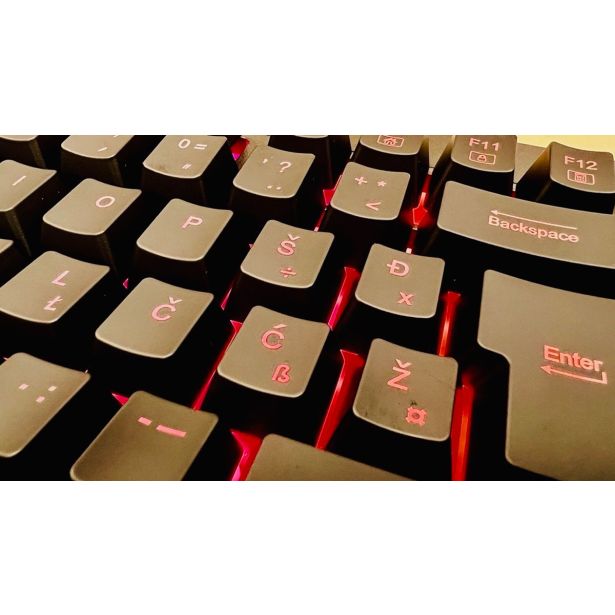 TIPKOVNICA REDRAGON SHIVA K512 RGB, ČRNA