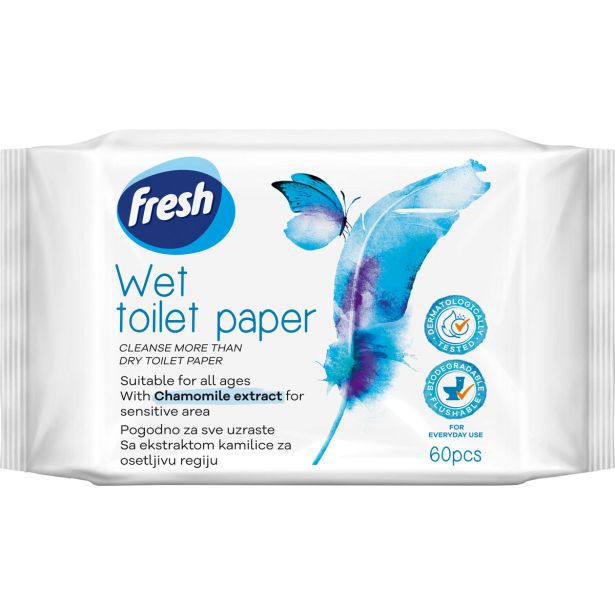 TOALETNI PAPIR OLALA VLAŽNI FRESH 60/1