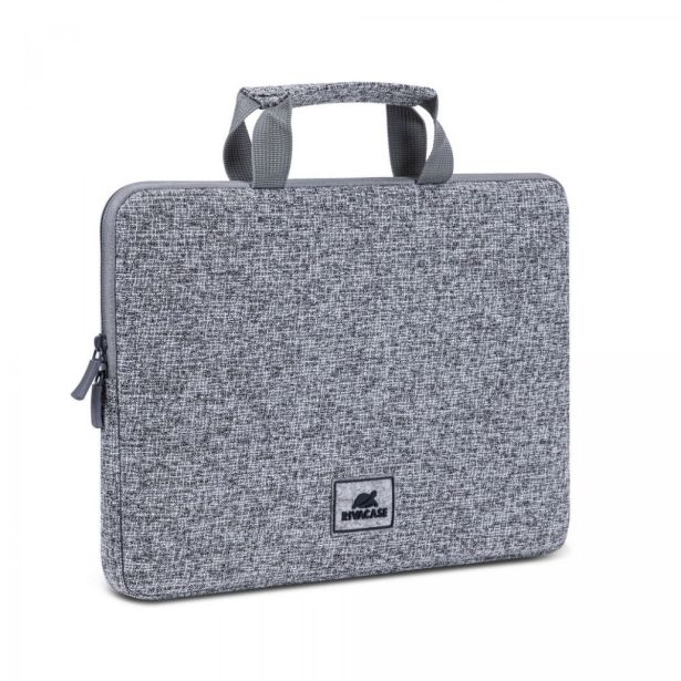 TORBA/NAHRBTNIK RIVACASE ZA PRENOSNIK SIVA 13,3"