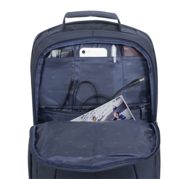 TORBA/NAHRBTNIK RIVACASE ZA PRENOSNIK TEMNO MODER 17,3"