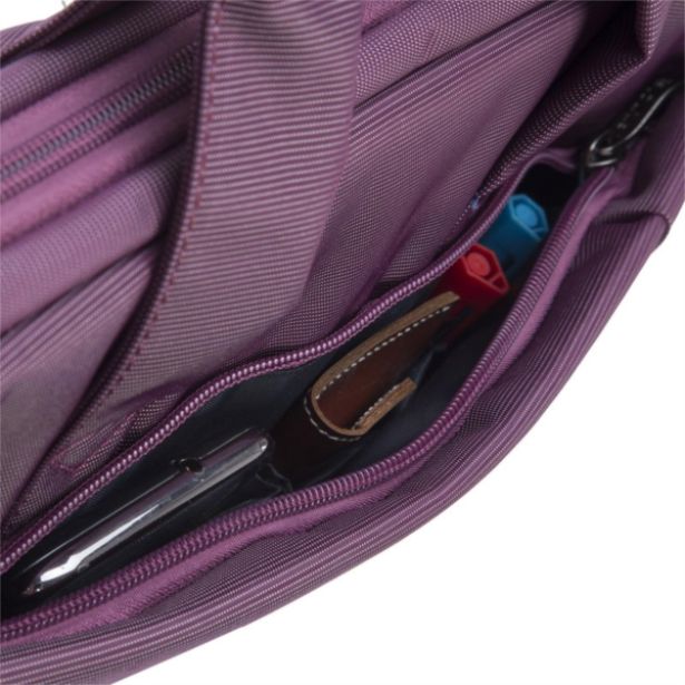 TORBA/NAHRBTNIK RIVACASE ZA PRENOSNIK VIJOLIČNA 13,3"