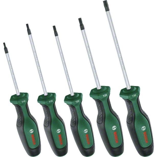 TORX IZVIJAČ BOSCH DIY 5-DELNI ZELENI PH PZ SL TX