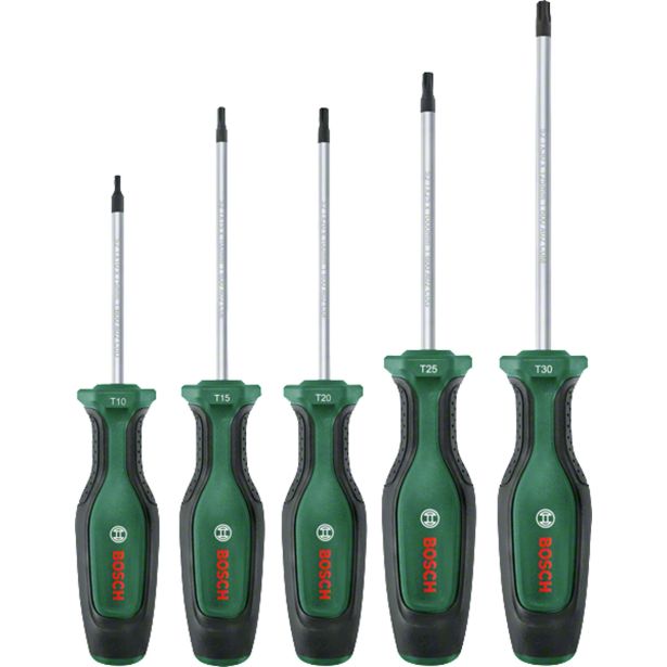 TORX IZVIJAČ BOSCH DIY 5-DELNI ZELENI PH PZ SL TX