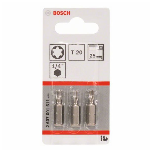 VIJAČNI NASTAVEK BOSCH EXTRA-HARD T20, 25 MM