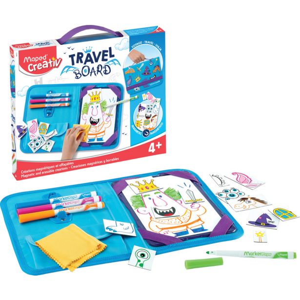 USTVARJALNI SET MAPED TRAVEL MAGNET