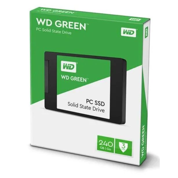 TRDI DISK, 8 WESTERN DIGITAL SSD WD GREEN 240GB 6.4CM