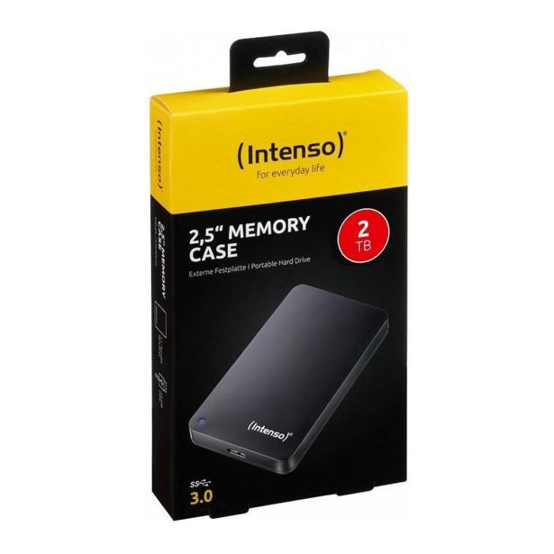 ZUNANJI TRDI DISK INTENSO MEMORY CASE 2TB ČRN, USB 3.0