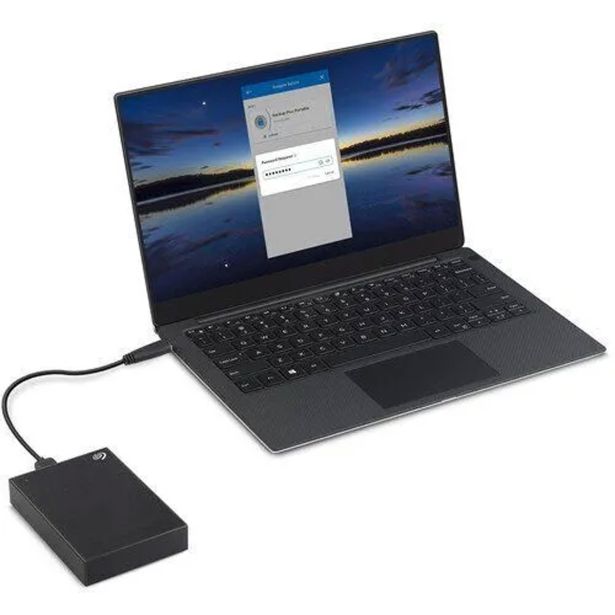 ZUNANJI TRDI DISK SEAGATE STKB1000400 1TB ONE TOUCH USB 3.2 ČRN