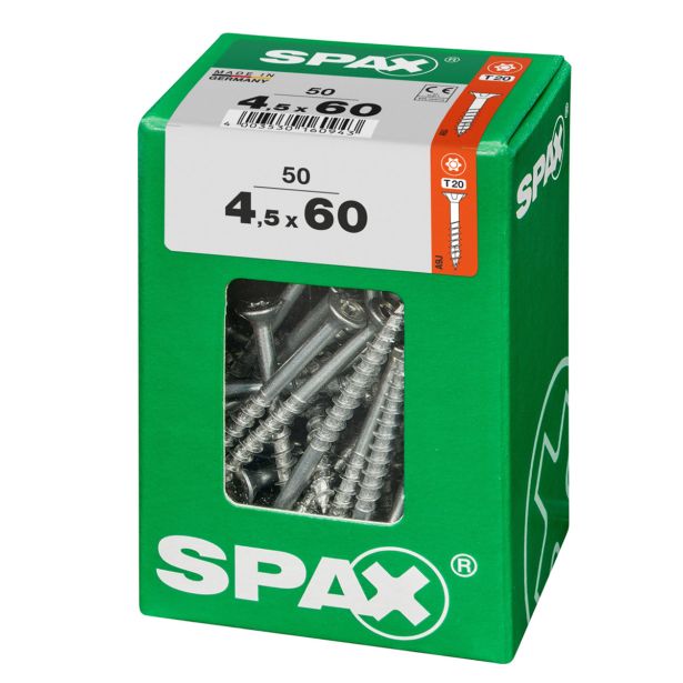 UNIVERZALNI VIJAK SPAX TX 4.5X60 WIROX A2F V ZAVITKU 50KOS