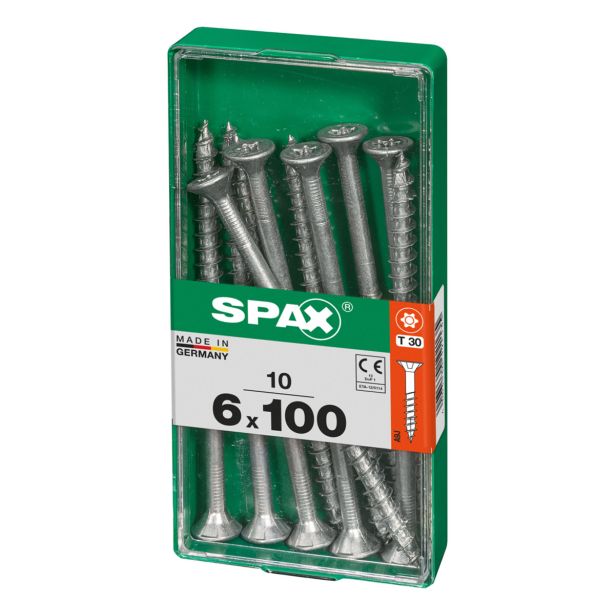UNIVERZALNI VIJAK SPAX TX 6X100 WIROX A2F V ZAVITKU 10KOS