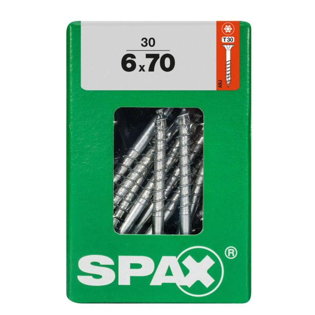 UNIVERZALNI VIJAK SPAX TX 6X70 WIROX A2F V ZAVITKU 30KOS