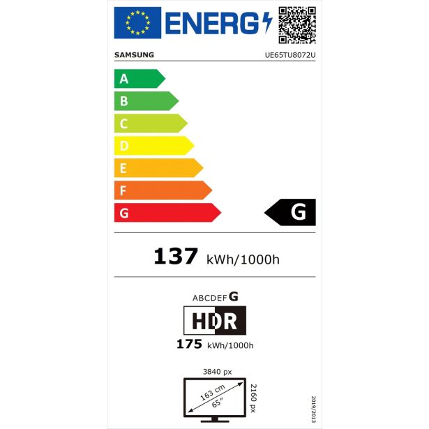 TELEVIZOR SAMSUNG UE65TU8072UXXH