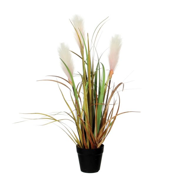 UMETNA LONČNICA MICA TRSTIKA ZELENA D10CM H53CM