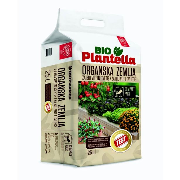 SUBSTRAT ZA PRIDELAVO BIO PLANTELLA ORGANSKA ZEMLJA 25L