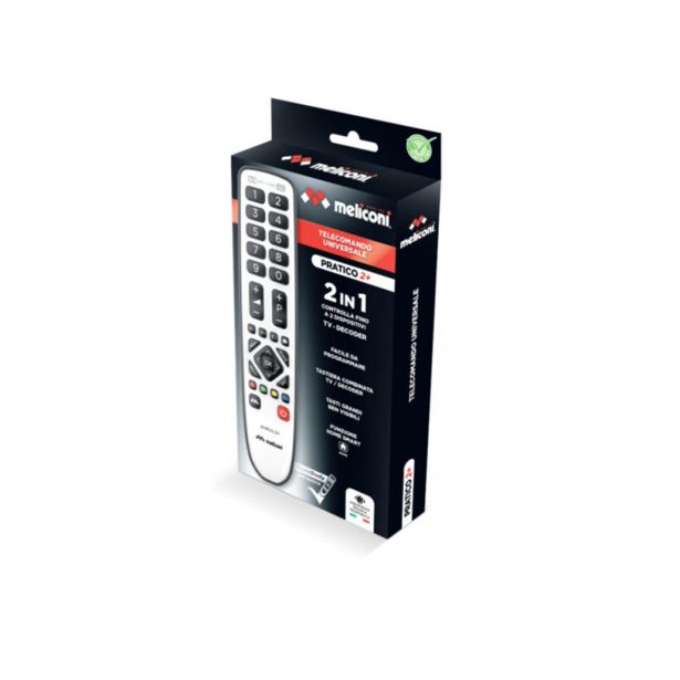 UNIVERZALNI DALJINSKI UPRAVLJALNIK MELICONI GUMBODY PRATICO 2+